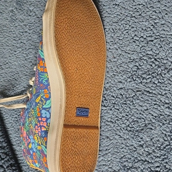 KEDS X RIFLE PAPER COMPANY Floral Canvas High Top Sneakers - Picture 12 of 12